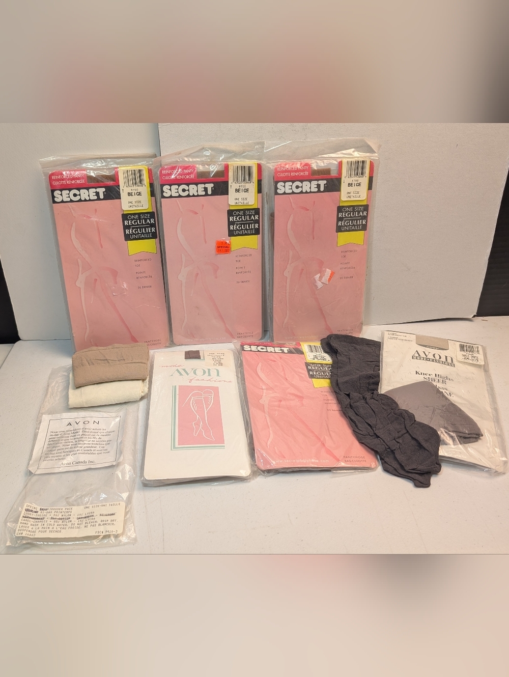 Panyhose and Knee High Hosiery Lot Assorted Colours Secret & Avon NEW